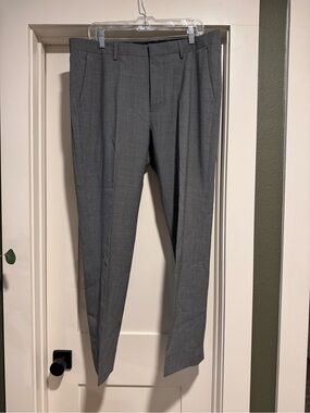 Bonobos Gray Italian Wool Dress Pants